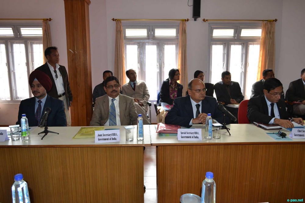 Fifth round of tripartite talk between the Central Govt, State Govt and United Naga Council at Senapati :: 12 February 2013