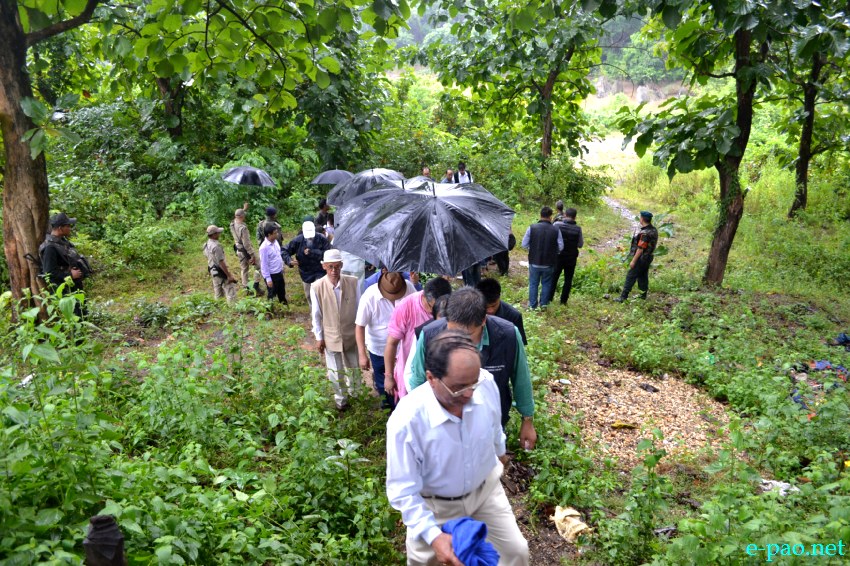 All party team studies border issue headed by Dy CM Gaikhangam visited Moreh on Manipur-Myanmar border :: 22 October 2013