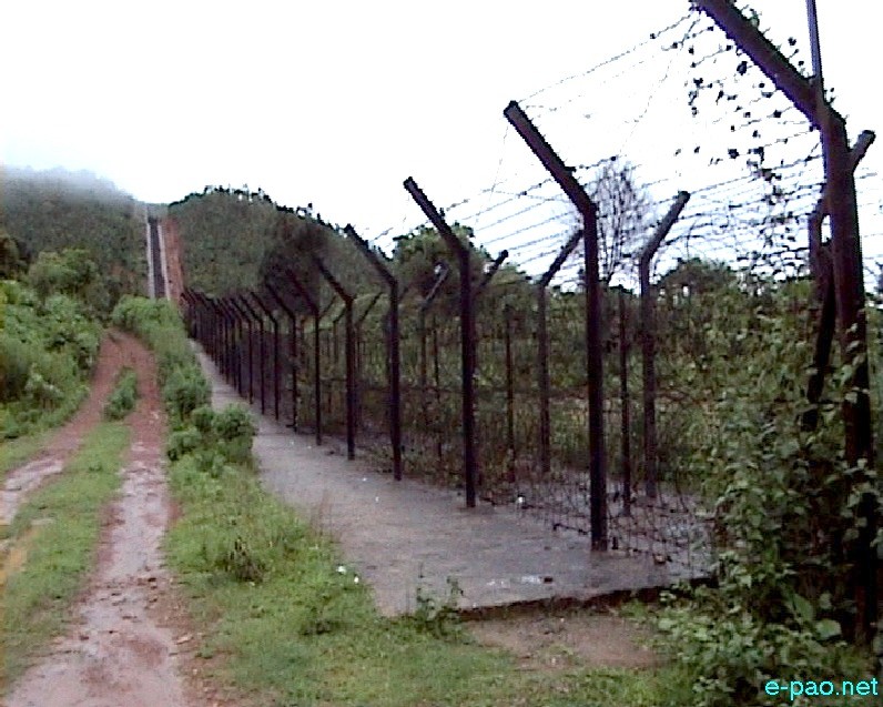 Spot assessment along Indo-Myanmar border near Moreh (border pillar #79 and #81 covering a distance of 10 Kms) ::  July 2013