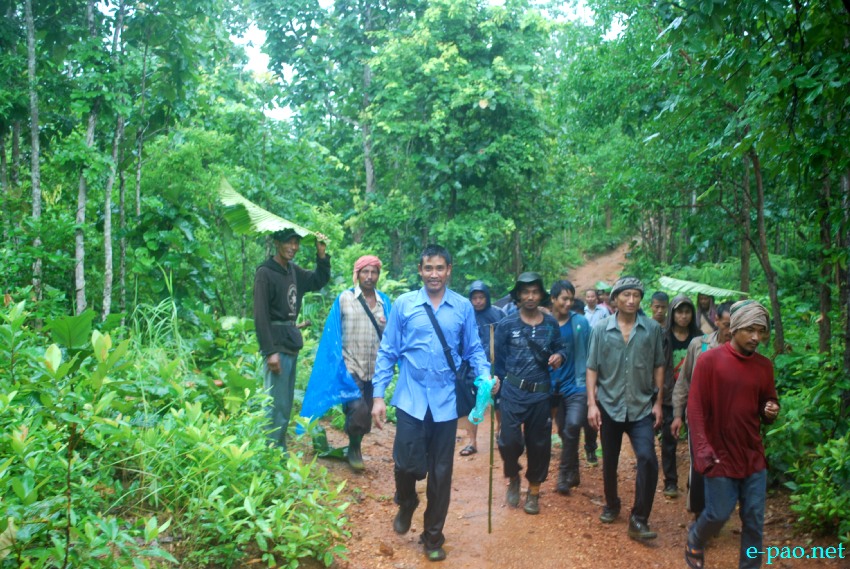 United Committee Manipur (UCM) inspection  of India-Myanmar border area near Moreh :: August 8 - 10, 2013