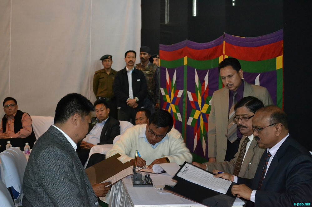 State and Union Government signed Memorandum of Understanding (MOU) with 3 Valley Base UGs :: 13 February 2013