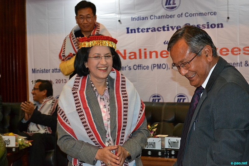 Dr Nalinee Taveesin, leader of delegation from Thailand at Imphal on 2 day visit to Manipur :: March 18 2013