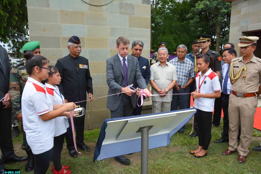 Opening by Commonwealth War Grave Commission at Imphal War Cemetery, Dewlahland :: 27 June 2014