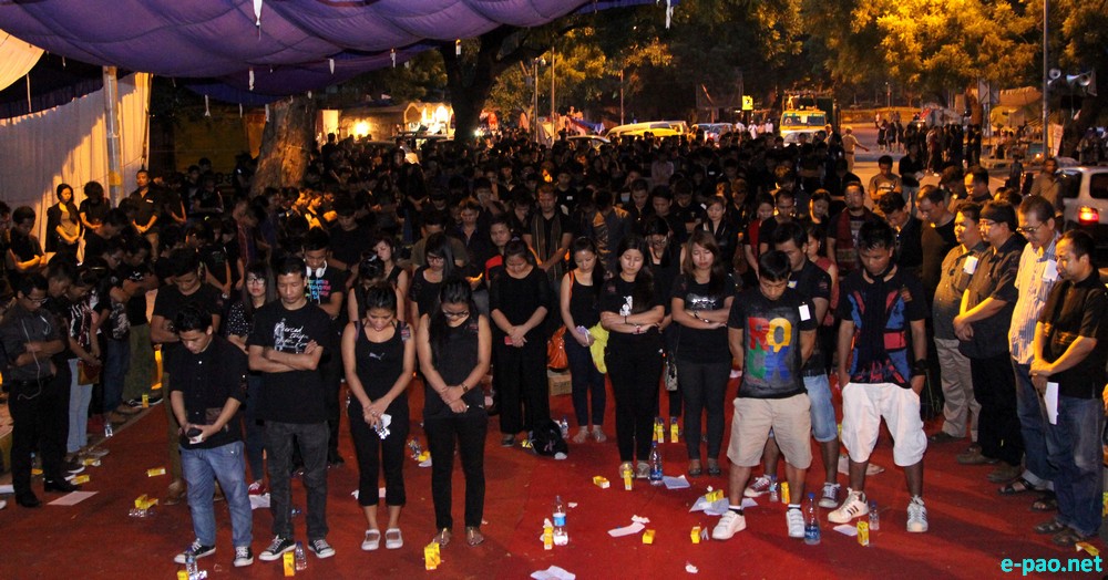 Kukis in Delhi observe 'Kuki Black Day' at Jantar Mantar, New Delhi :: September 13 2014