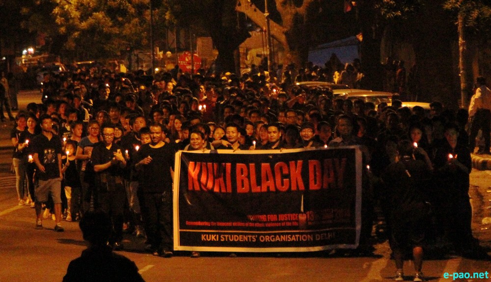  Kukis in Delhi observe 'Kuki Black Day' at Jantar Mantar, New Delhi :: September 13 2014 