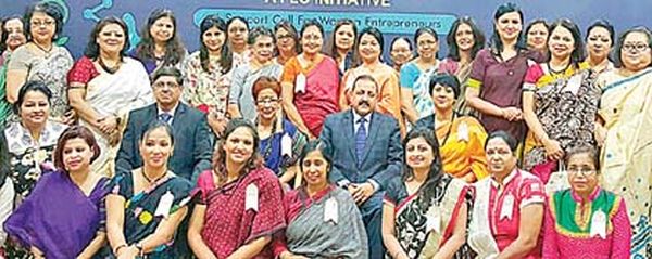 Dr Jitendra Singh along with women entrepreneurs