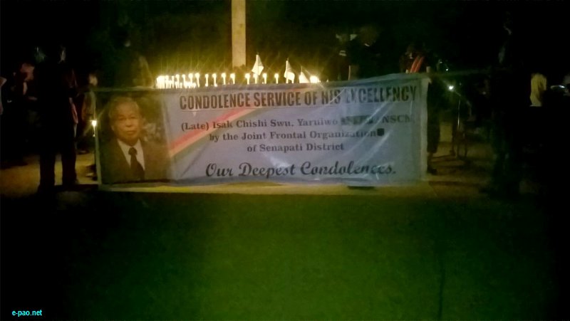 Condolence service of departed NSCN-IM's Chairman Isak Chisi Swu at Senapati :: June 29 2016 