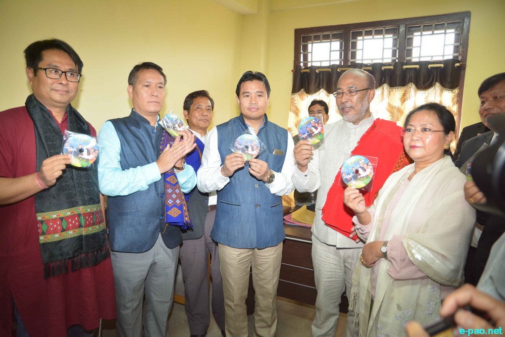CM Nongthongbam Biren inaugurated District Information Office and District Social Welfare Office at Kangpokpi :: 26 April 2017