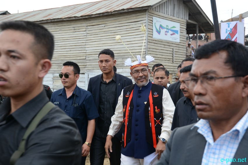Chief Minister Nongthombam Biren on his maiden visit to Ukhrul :: April 11 2017