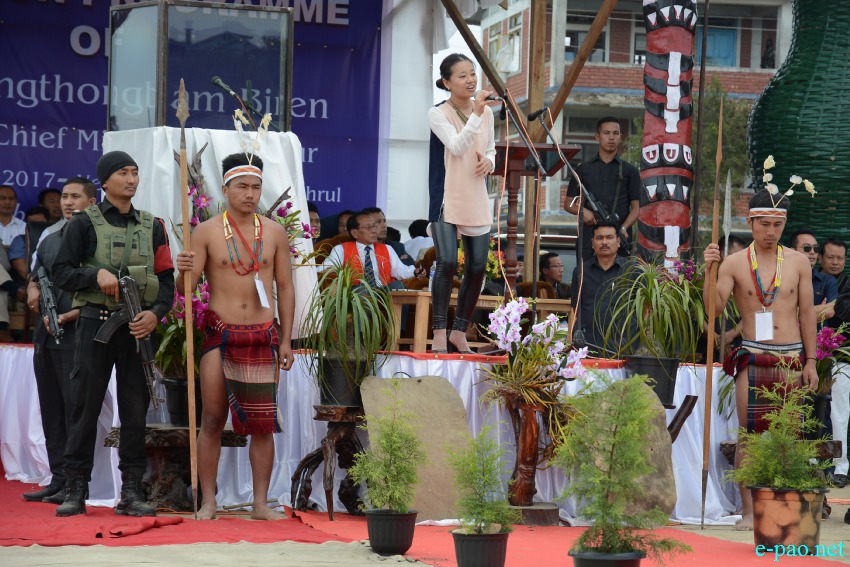 Chief Minister Nongthombam Biren on his maiden visit to Ukhrul :: April 11 2017