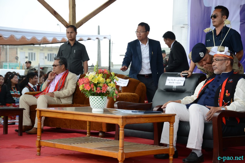 Chief Minister Nongthombam Biren on his maiden visit to Ukhrul :: April 11 2017