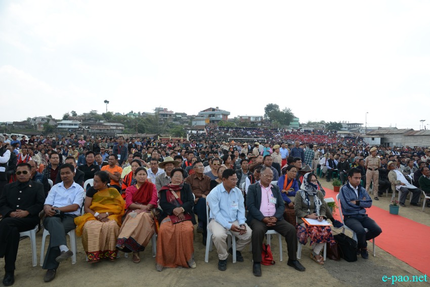 Chief Minister Nongthombam Biren on his maiden visit to Ukhrul :: April 11 2017