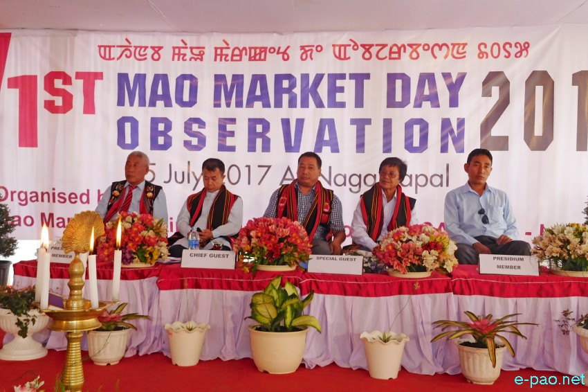 1st Mao Market day observed at Nagamapal opposite Khoyathong Pukhri Achouba :: 25 July 2017