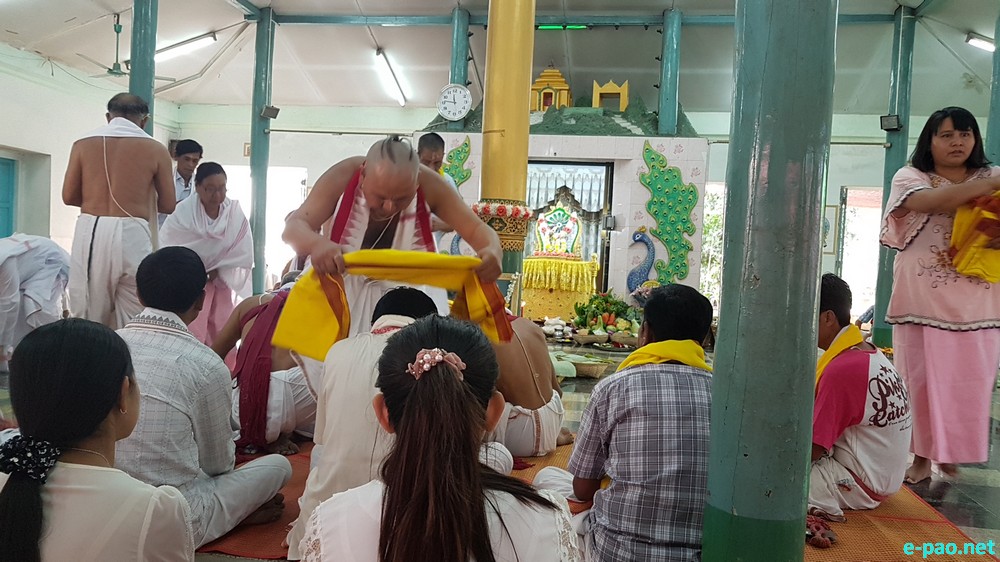 Shraddha' - Last rites of late Pabung Kakchingtabam Sunder Gopal  at Mandalay, Myanmar :: March 26 2017