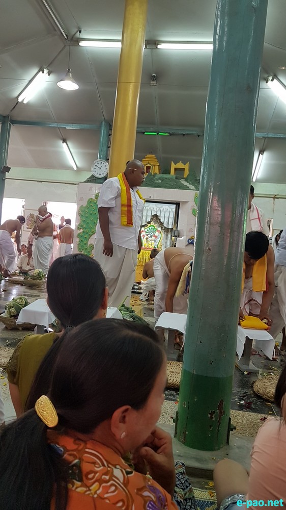 'Shraddha' - Last rites of late Pabung Kakchingtabam Sunder Gopal  at Mandalay, Myanmar :: March 26 2017