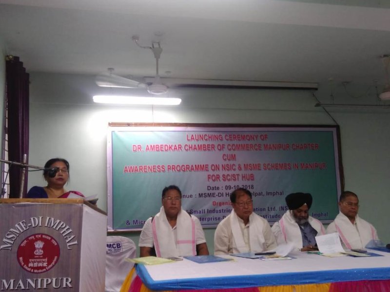 Dr Ambedkar Chamber of Commerce Manipur Chapter launched in Imphal