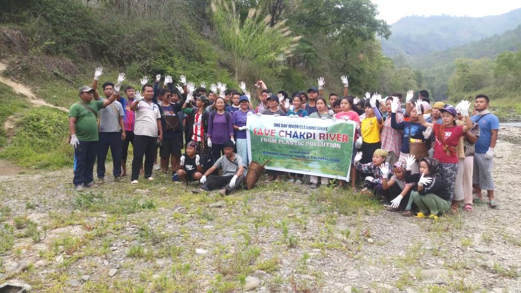 River Cleaning Drive held at Chakpi River