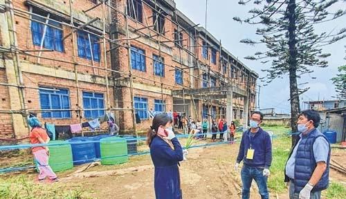  Institutional/Community quarantine centre at Ukhrul on July 02 2020 