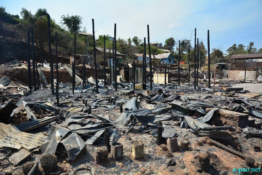 Villagers of Kamjong torched around 150 houses belonging to Chassad village in Kamjong district :: March 17th 2020