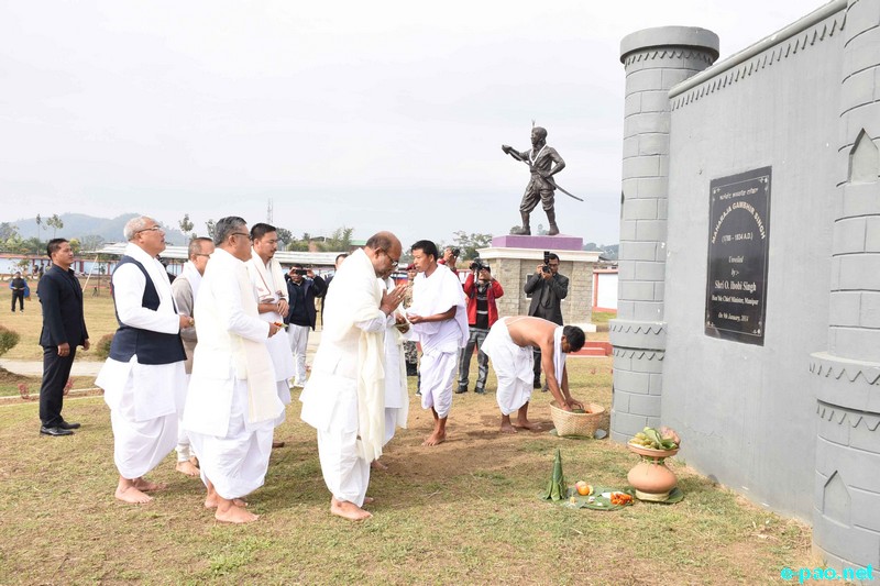 186th Death Anniversary of Maharaj Gambhir Singh observed at Langthabal, Imphal West  :: January 09th 2020
