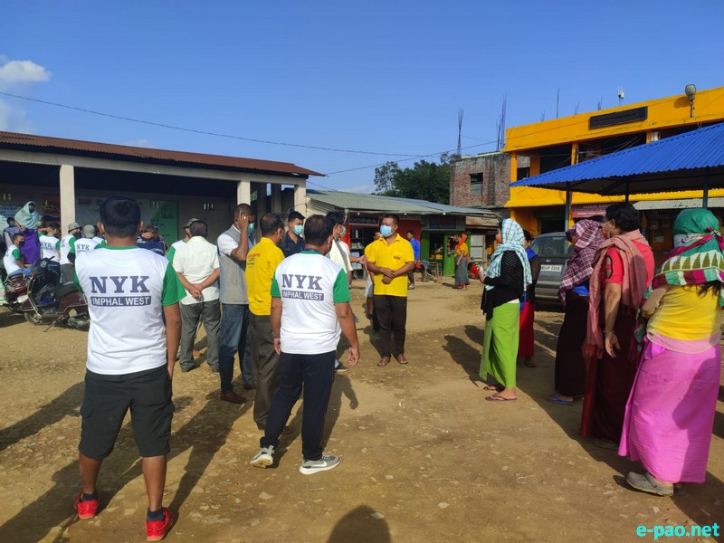 Clean India held at Khumbong Bazar, Imphal West District :: 31st October 2021