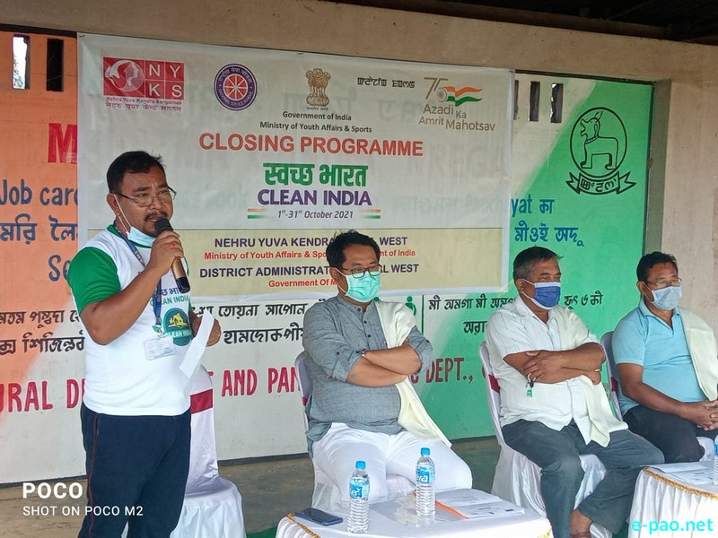  Clean India Campaign at Khumbong Bazar 