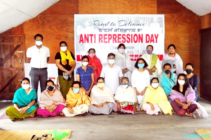  17th Observance of Anti Repression Day (historic women's protest at Kangla on 15 July 2004) at Kwakeithel :: 15th July 2021 