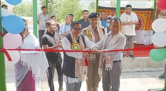 Temporary market shed inaugurated