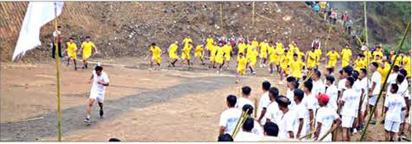 Pudunamei village celebrates 'Saleni', Mao indigenous war game