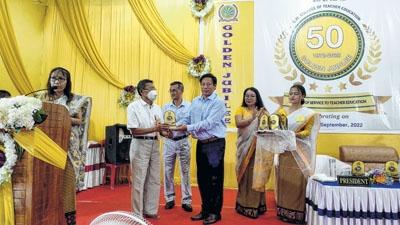 Dhanamanjuri College of Teachers Education celebrates golden jubilee