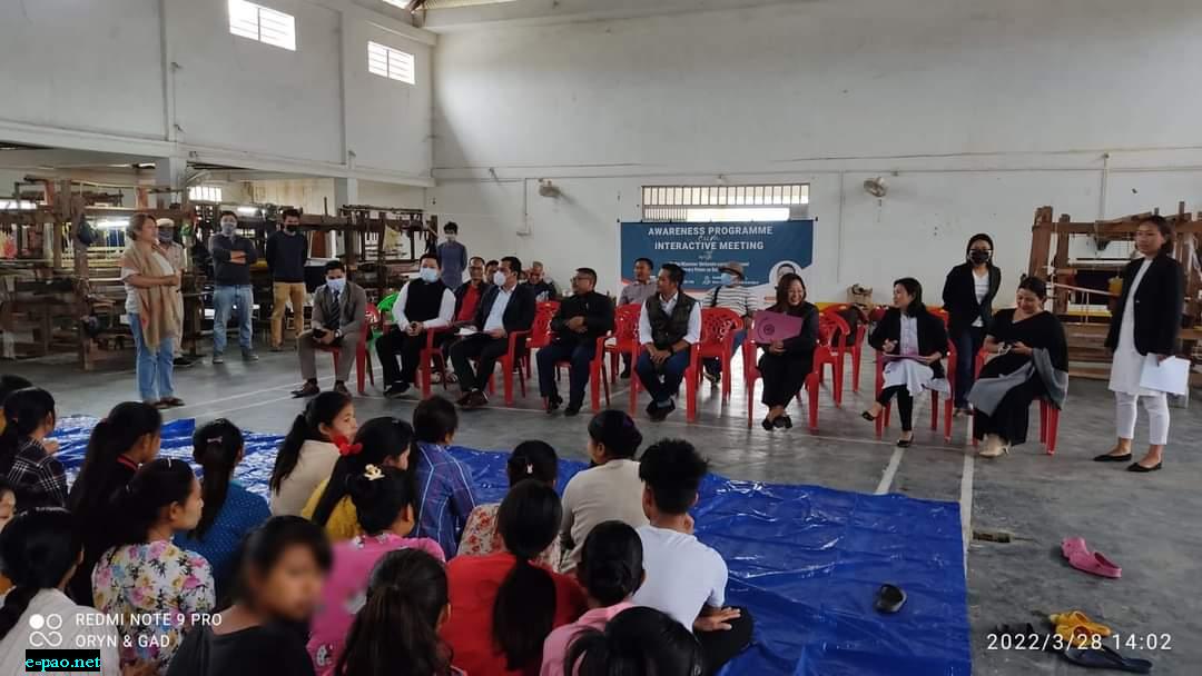 Legal awareness programme for Myanmar Nationals at Churachandpur :: 28th March 2022