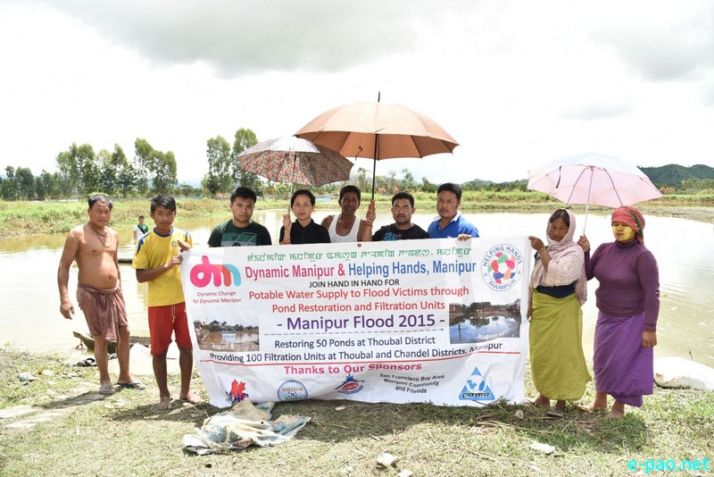 Manipuri Diaspora donated over 3 lacs toward DM/H2M Flood Relief Efforts :: 28 August 2015