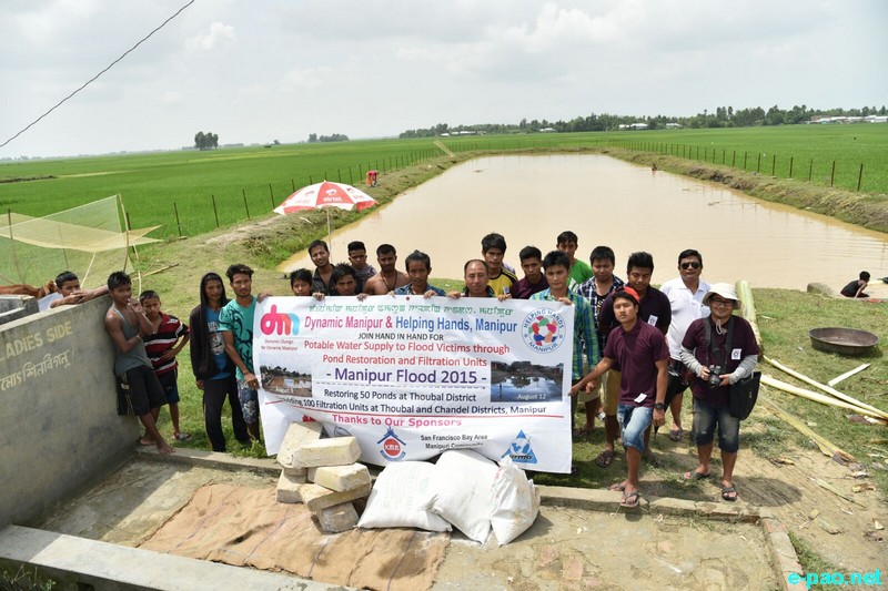 Restoration of Flood Affected Three Community Ponds at Khangabok, Thoubal :: 06 September 2015