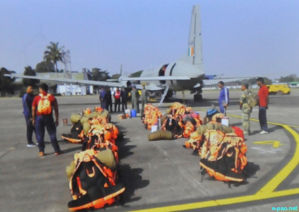 Manipur Earthquake : Indian Air Force assists in Imphal rescue operation :: 04 January 2016