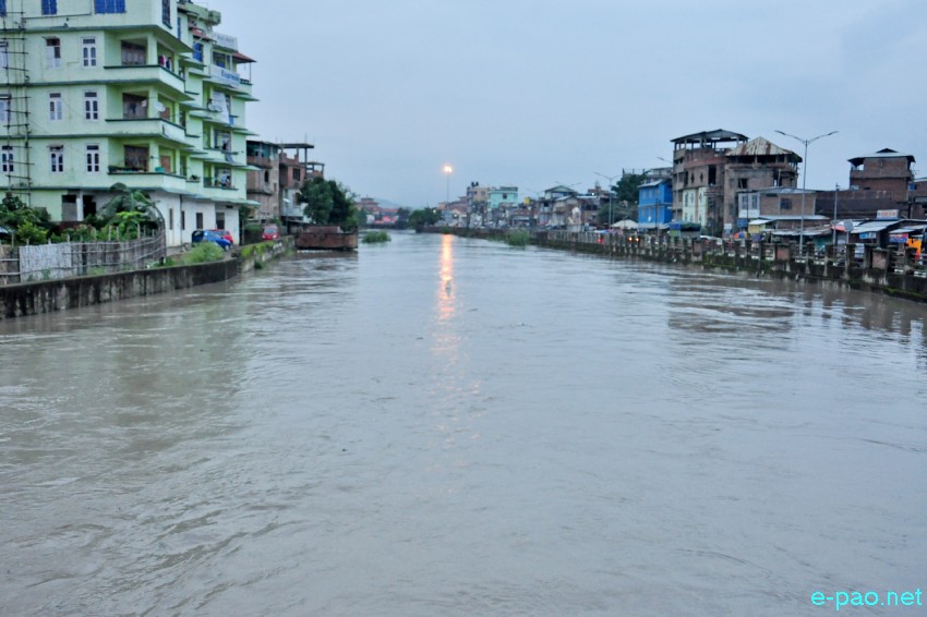 Flood in Imphal ( Uripok, Sagolband and Waheng Leikai ) :: June 14 2017
