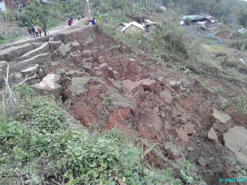 Landslide at Sirarakhong in Ukhrul District (85 kms from Imphal) :: 6th April 2017