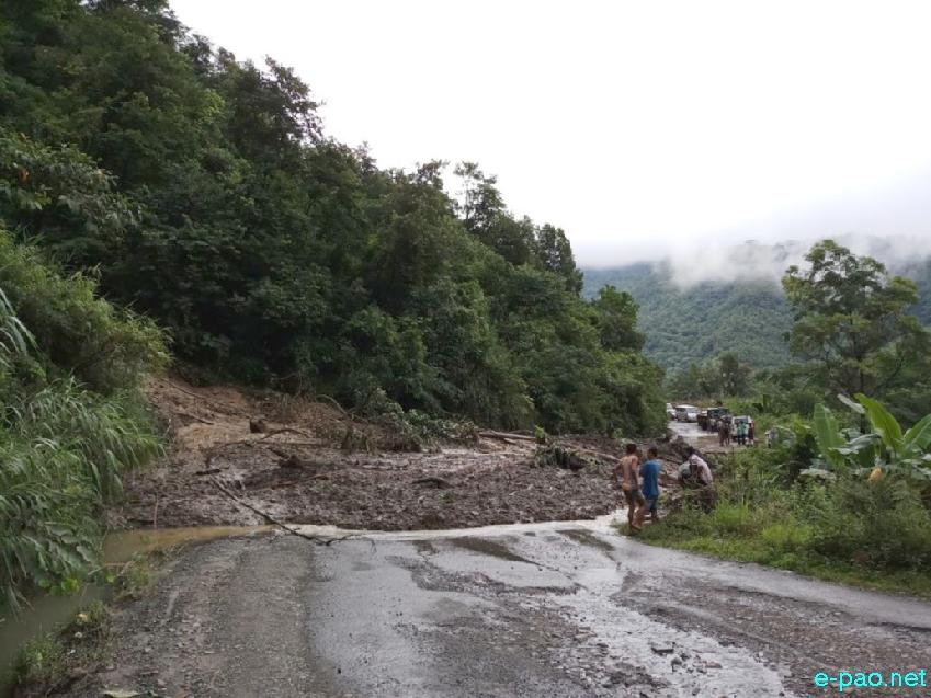 Landslide at Makhan in Senapati District :: 26th August 2017