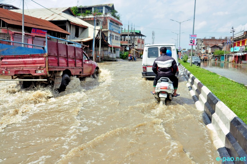 Flood in Imphal city :: 06th May 2018