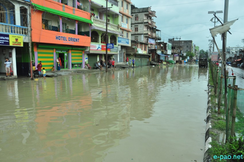 Flood in Imphal city :: 14th June 2018