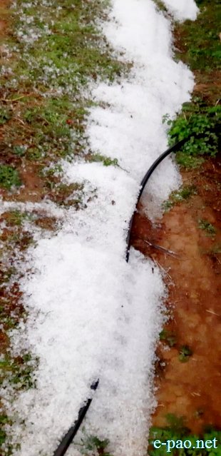 Hail storm in many parts of Manipur, in Senapati and Ukhrul District :: 15th April 2020