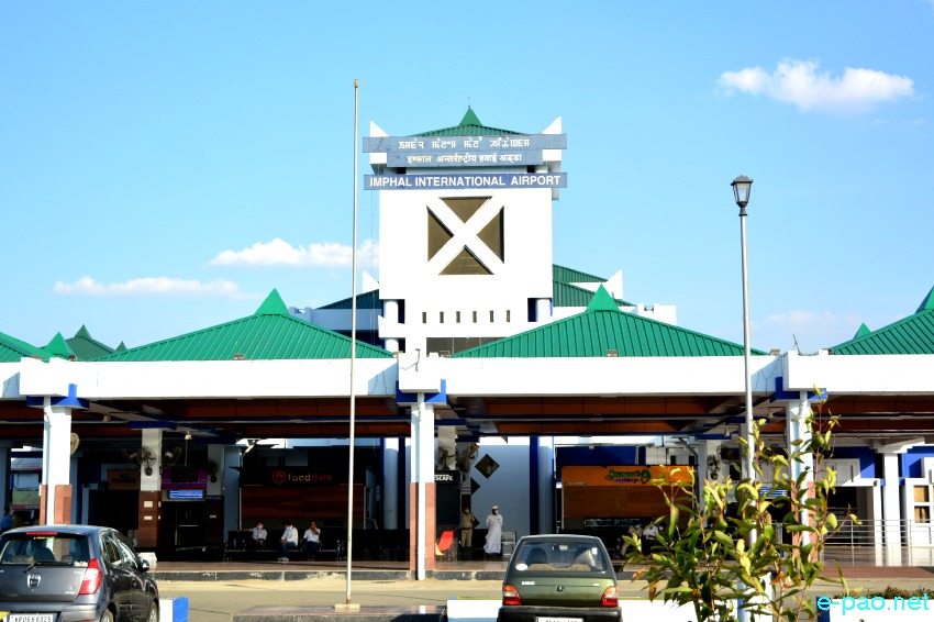  Bir Tikendrajit International Airport Imphal as seen on April 04 2020  