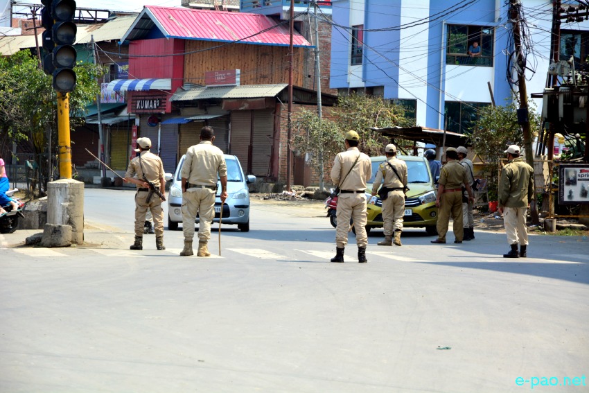 COVID-19 :: Curfew imposed in Imphal West & East District by Govt :: March 24 2020