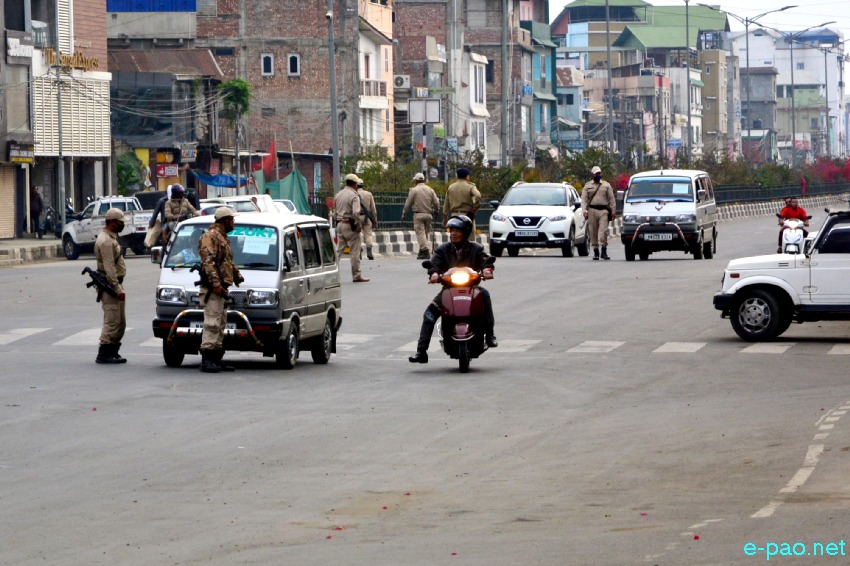 COVID-19 :: Curfew imposed in Imphal West & East District by Govt :: March 24 2020