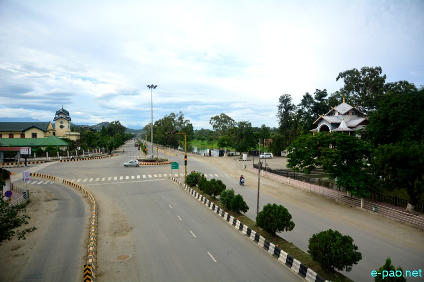 COVID-19 : Imphal City during complete lockdown :: 26th July 2020