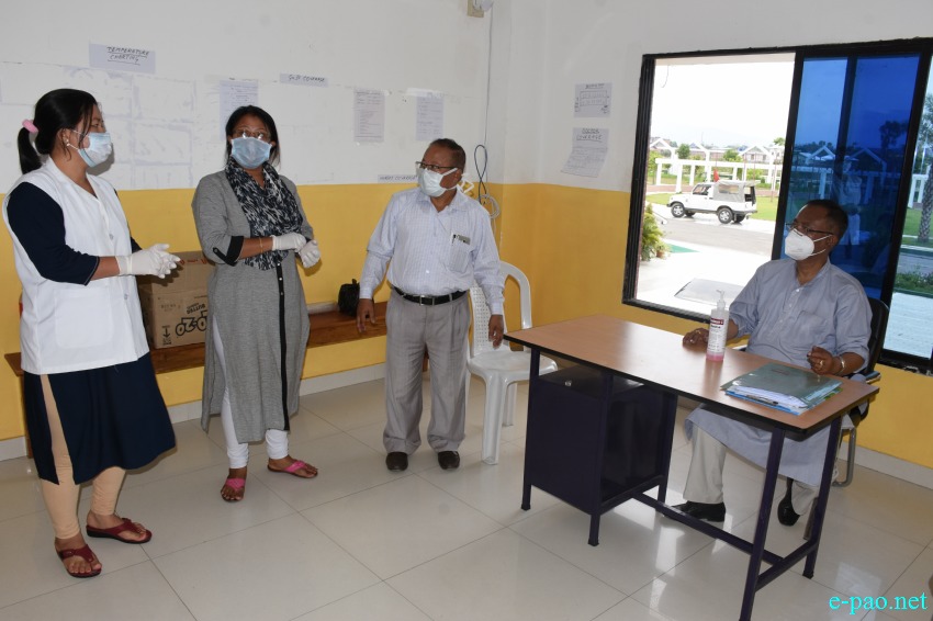 COVID-19 :: Quarantine Centre at UNACCO School, Meitram, Imphal  :: 05th June 2020
