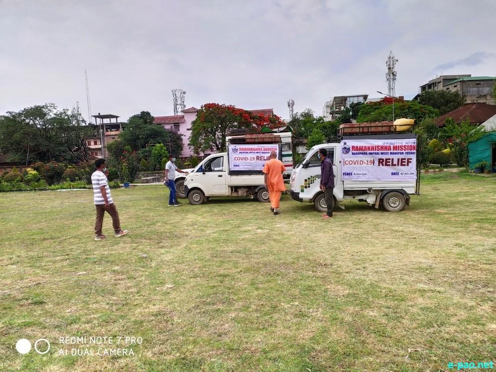 COVID-19 : Lockdown Relief Services in  5 districts of Manipur :: 20 April to 31 May, 2020