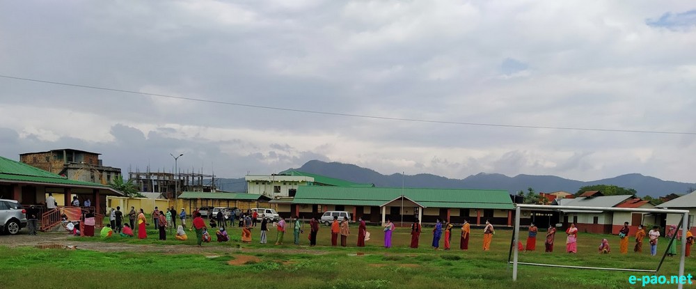 COVID-19 : Lockdown Relief Services in  5 districts of Manipur :: 20 April to 31 May, 2020