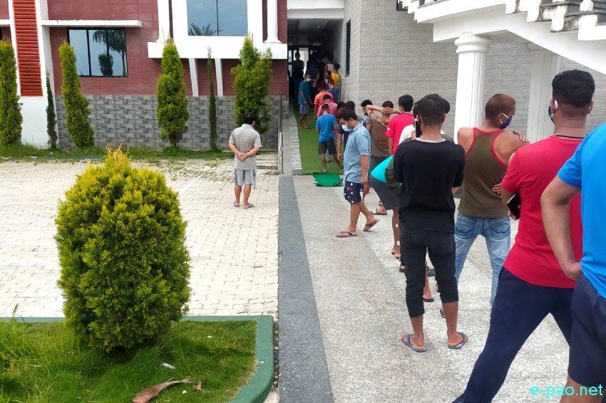COVID Care Centre (CCC) situated at UNACCO School at Meitram :: 1st September 2020