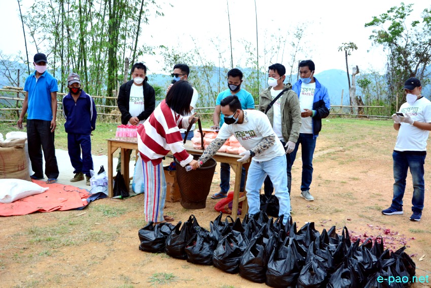 Essential food items distributed to Tarao Laimanai inhabited by smallest community of Manipur, Tarao Tribe, amidst COVID-19 crisis :: April 23 2020