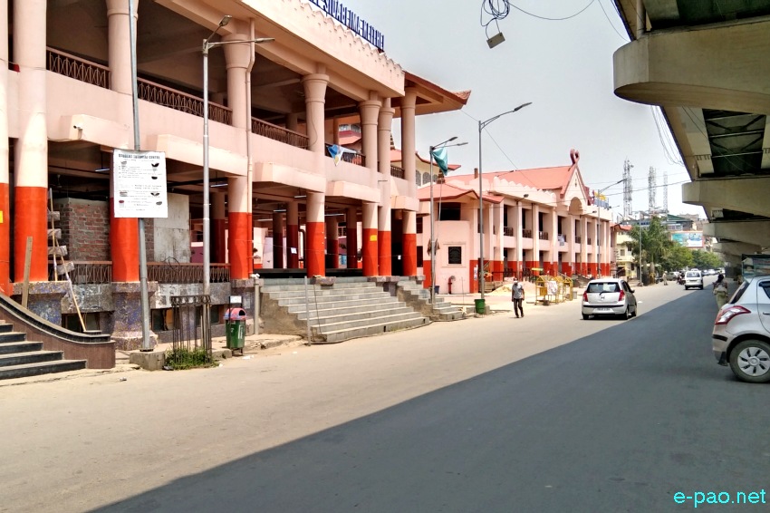 Greater Imphal as containment zone to curb Covid-19 : Streets and markets wore a deserted look :: April 30 2021
